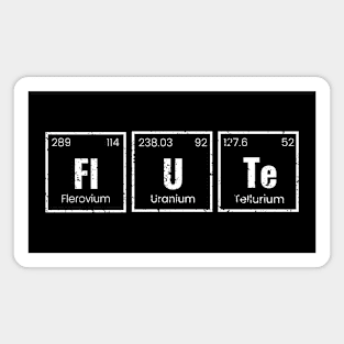 The Periodic Table of Elements (Fl-U-Te) Magnet